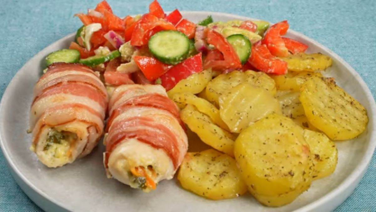 Recept za rolovano belo meso punjeno sirom i povrćem | Stvar ukusa