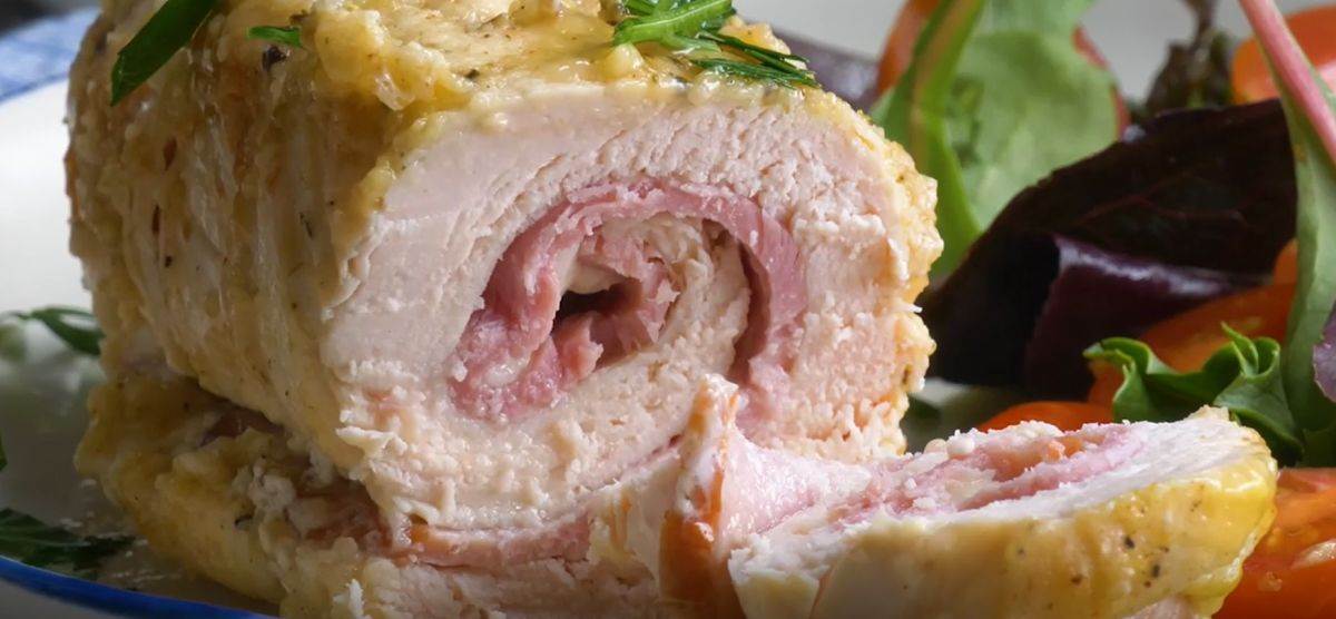 Recept za rolovanu piletinu sa šunkom i sirom | Stvar ukusa