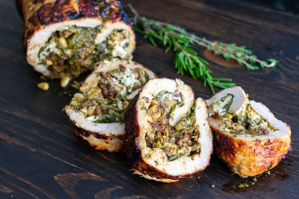 Recept za svinjski rolat sa sirom i spanaćem | Stvar ukusa