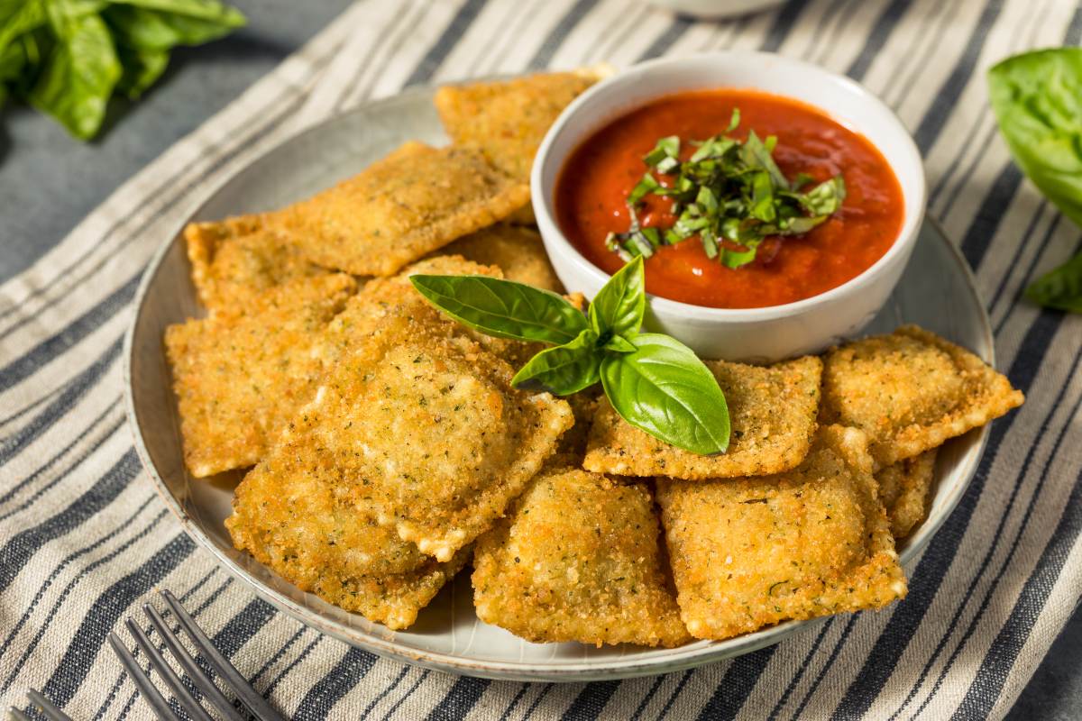 Rezac Raviola Recept za pržene raviole sa parmezanom i peršunom | Stvar ukusa