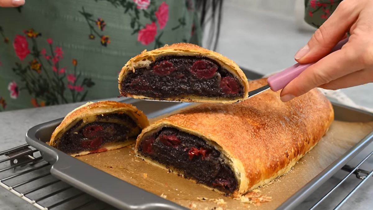 Recept za štrudlu sa makom i višnjama | Stvar ukusa