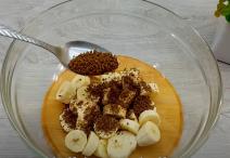 banana torta sa kafom