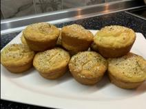 Mafini od jogurta sa sirom i šunkom