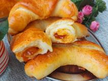 Domaće kiflice sa džemom