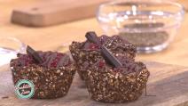 Čoko malina tart korpice
