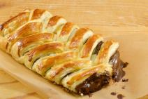 Lisnata pletenica s čokoladom