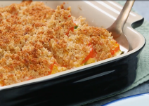 Lažna musaka sa tikvicama i paradajzom