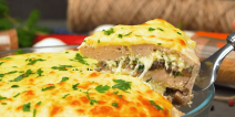 Pita od belog mesa sa pečurkama