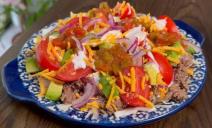 Salata sa mlevenim mesom i kupusom