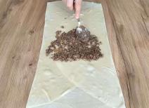 Fil sa mesom koji se stavlja na sredinu domaće kore