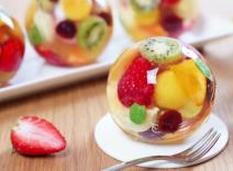 Voćne čizkejk žele loptice