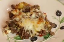 Grčko jelo sa krompirom i mlevenim mesom