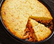 Projara sa slaninom i pečenim paprikama