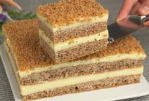 Torta sa orasima i filom od vanile