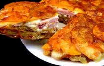 Musaka sa sirom i šunkom