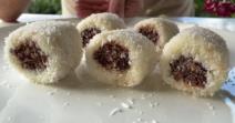 Kokos kuglice punjene čokoladom