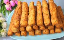 Prženi štapići sa šunkom i sirom