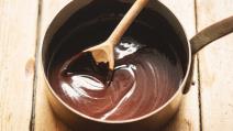 Kakao glazura u šerpi sa varjačom