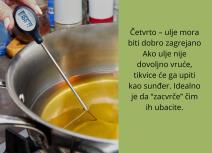 Kako da pohujete tikice da ne upiju ulje