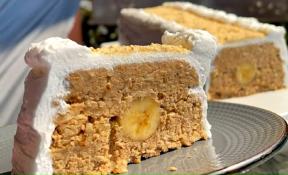 Posna torta sa jabukama i bananama