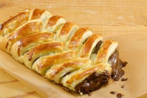Lisnata pletenica s čokoladom