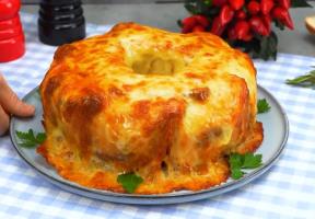 Slana torta sa tost hlebom, sirom, šunkom i slaninom