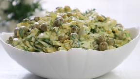 Obrok salata sa kuvanim jajima