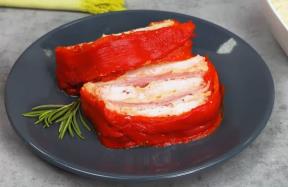 Slana torta od pečenih paprika