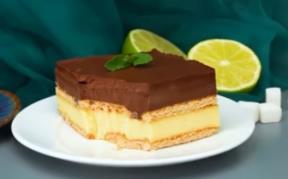 Keks torta sa čokoladom i vanilom