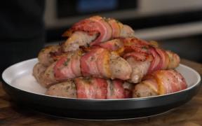Kobasica umotana u slaninu - pigs in blanket