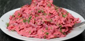 Cvekla salata sa sirom i šargarepom