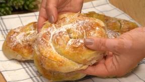 Savijača sa jabukama od razvučenih kora