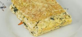 Lazanje sa sirom i spanaćem