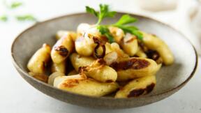 Recept za šufnudle sa prženim crnim lukom.