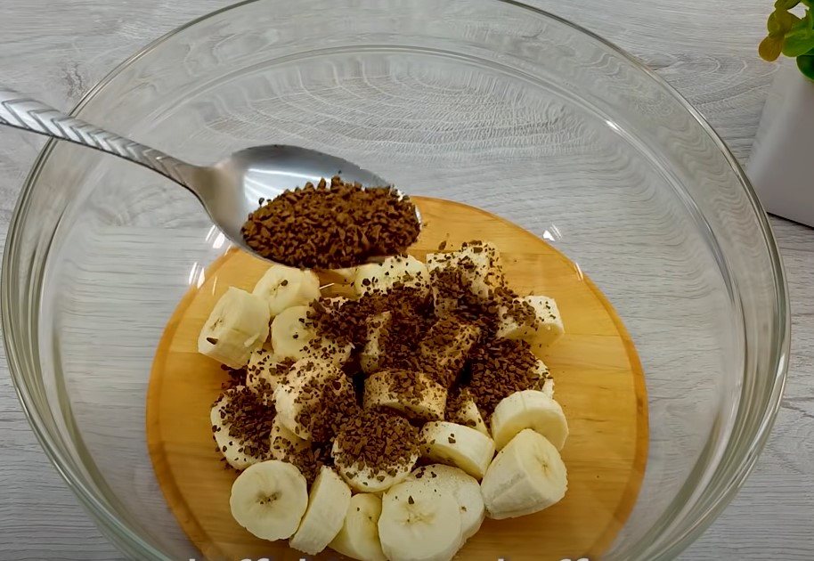 banana torta sa kafom