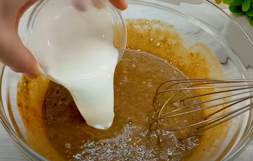 banana torta sa kafom