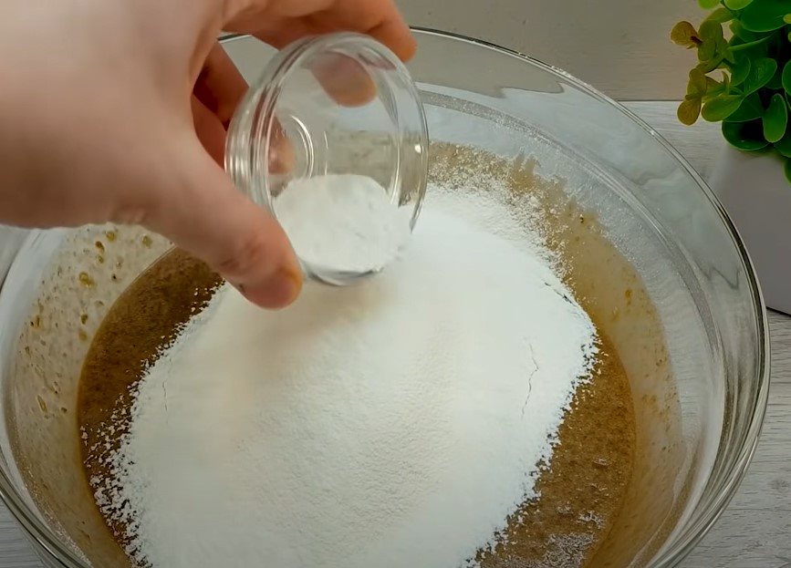 banana torta sa kafom