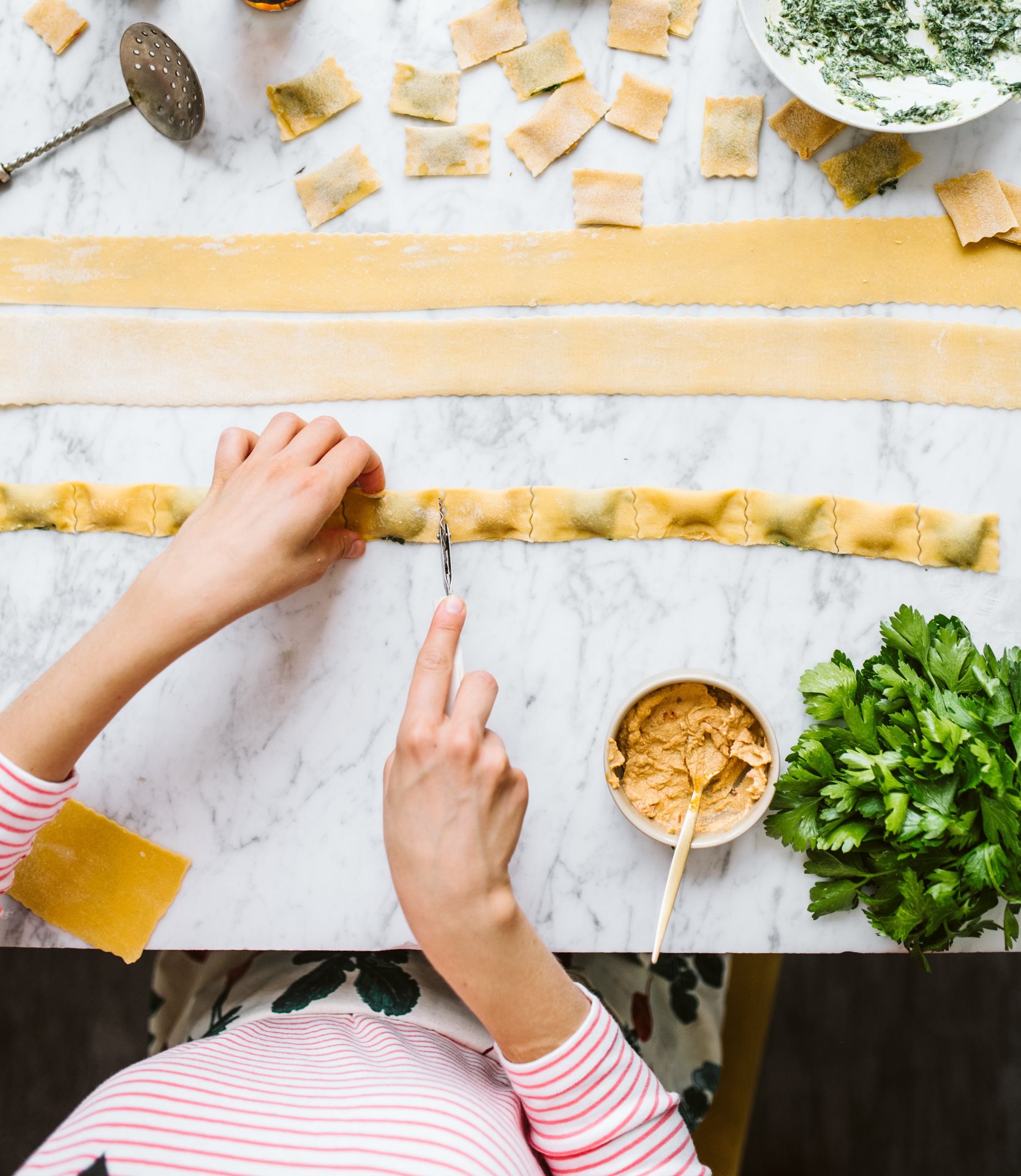 Čudesna legenda o agnolotti testenini