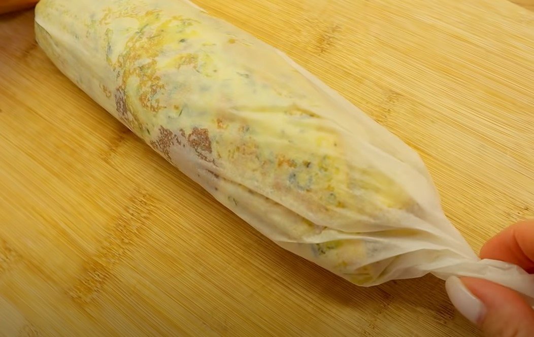 Rolat sa tikvicama i kačkavaljem