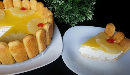 Brza torta od piškota i ananasa