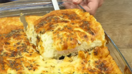 Bajat hleb sa jogurtom i šunkom