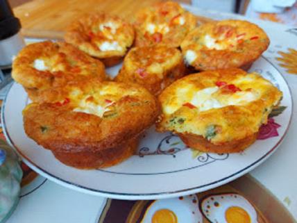 Mafini od jaja i povrća