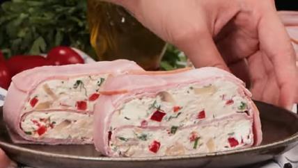 Slana torta sa šunkom i sirom