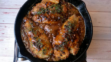 Piletina u sosu od belog luka i meda