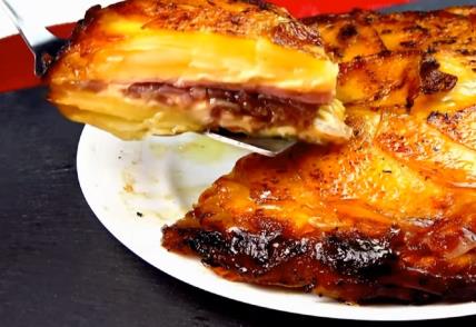 Krompir punjen sirom i šunkom