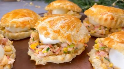 Novogodišnje predjelo - punjene školjke