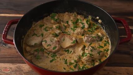 Svinjski medaljoni u sosu od pečuraka