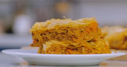 Grčka pita sa mlevenim mesom