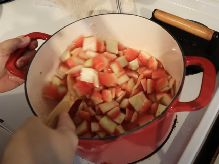 kako se kuva slatko od lubenice