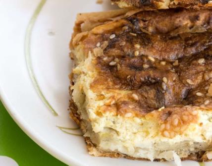 Posna gibanica sa feta sirom